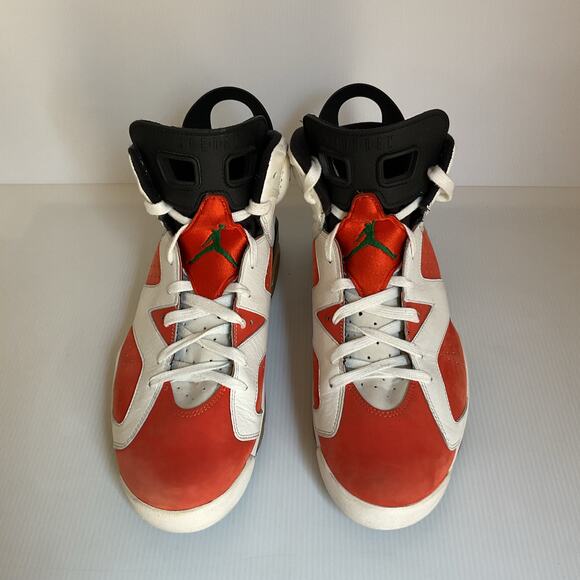 Nike Air Jordan Retro Gatorade Size 13 White Orange Green 384664-145 2017 - Picture 4 of 12